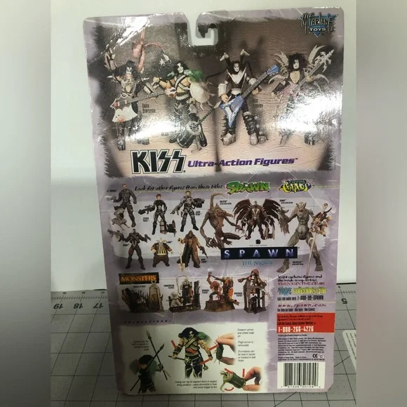 KISS Peter Criss Ultra Action Figure Factory Sealed 1997 - Picture 7 of 7